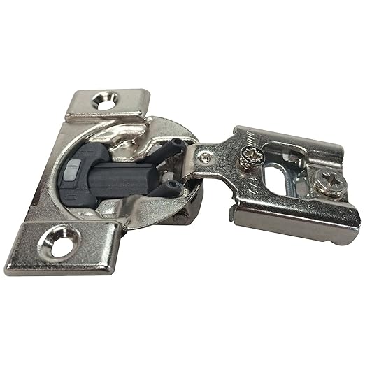 Blum 38N355BE08x15 Compact Soft-Close 1/2'' Overlay Blumotion Hinge, Nickel Finish (Pack of 15)