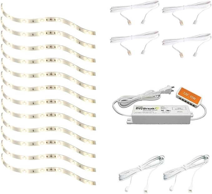Transolid K-SA10310WW-590 Sensio Under-Cabinet Led Strip Lighting Kit (Dimmable)