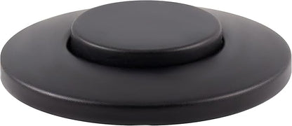 Westbrass ASB-B3-62 Sink Top Waste Disposal Replacement Air Switch Trim Only, Flush Button, Matte Black