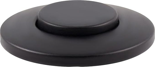 Westbrass ASB-B3-62 Sink Top Waste Disposal Replacement Air Switch Trim Only, Flush Button, Matte Black