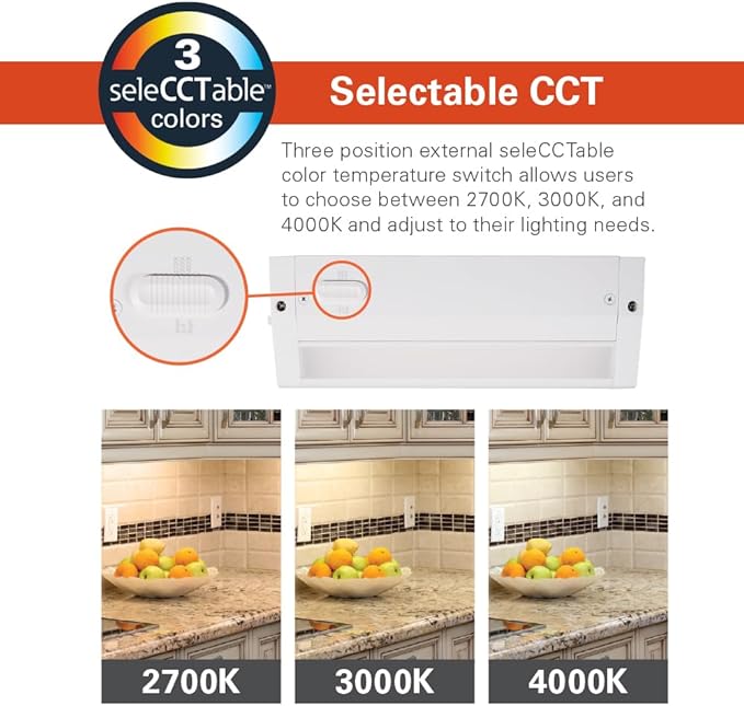 HALO HU11 Series 24 in. Selectable White Integrated Undercabinet LED Light