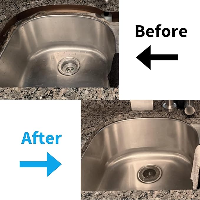 Undermount Sink Brackets, Steel Undermount Sink Support, Undermount Kitchen Sink Kit for Fallen Sink Support (Patent)