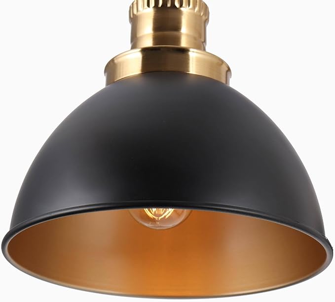 KSANA Chandeliers for Dining Room, 3-Light Linear Kitchen Island Pendant Lighting, 34.5 Inch Large Black and Gold Pool Table Lighting Fixture Hanging