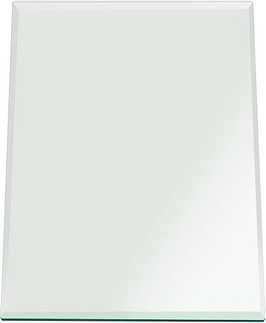Clear Rectangle Tempered Glass Table Top 20" x 60", 1/2" Thick Beveled Edge, Scratch Resistant, Easy Clean Replacement for Dining, Coffee, or Office Tables – Fab Glass and Mirror