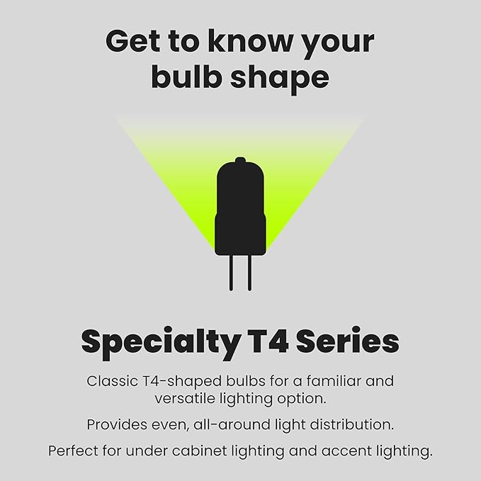 Feit Electric 20-Watt Xenon Halogen Light Bulb, Dimmable, 3000K Bright White, G8 Bi-Pin Base, 170 Lumens, 90+ CRI, Cool & Long-Lasting for Under Cabinet, Accent, Display, & Task Lighting, 3-Pack