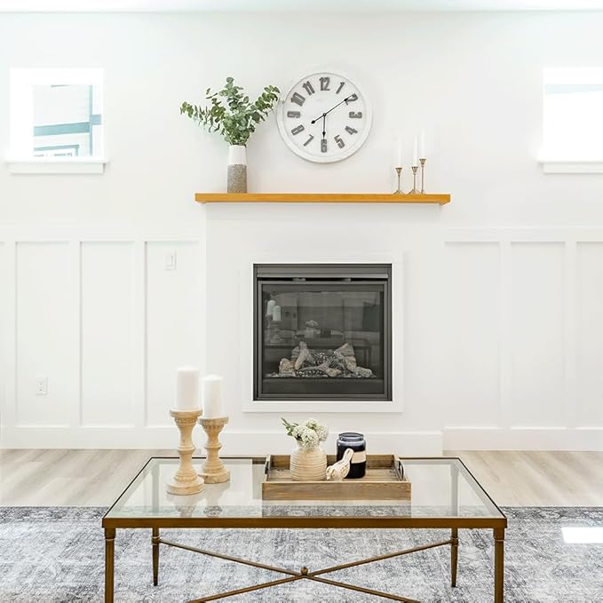 Dulles Glass 24X36 inch Rectangular Glass Table Top - Tempered - 1/4" Thick Glass Surface, Safe Flat Polished, Eased Corners, Multipurpose for Dining Table, Patio, Coffee and End Table