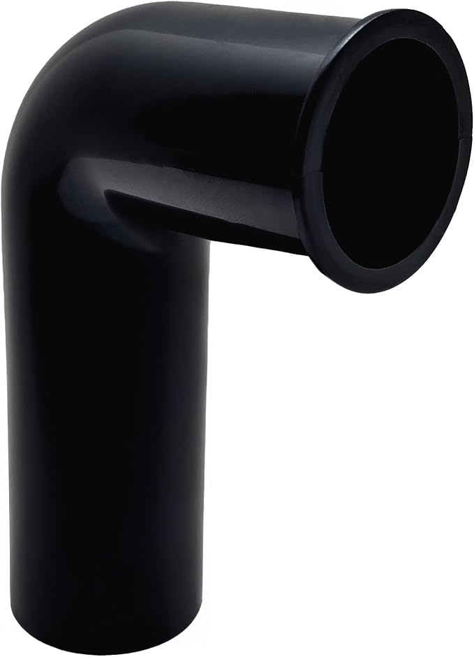 Mr. Scrappy Garbage Disposal Drain Elbow Replacement Kit - Includes 1.5" Elbow, Flange, Gasket, and Two Screws
