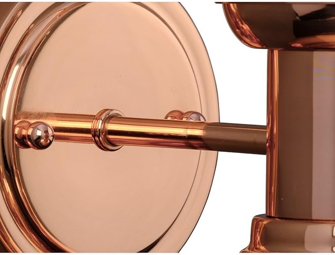 Progress Lighting Brookside Collection 1-Light Outdoor Wall Light, Exterior Wall Lights for Garage Lights, Porch Light, Garages, 12" by 12.375", Copper Finish
