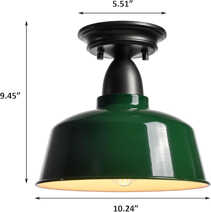 Green Ceiling Light Fixture Macarons Indoor Hallway Ceiling Light Kitchen Over Sink Laundry Basement Barn Outdoor Ceiling Lights for Porch…