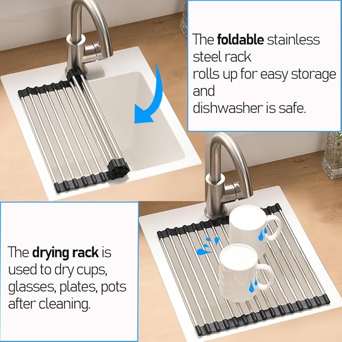 13x15 Inch Drop In Bar Sink, White Granite Composite Quartz Drop In Sink RV Wet Bar Prep Sink Quartz Topmount Single Bowl Kitchen Basin with Small Rubber Squeegee