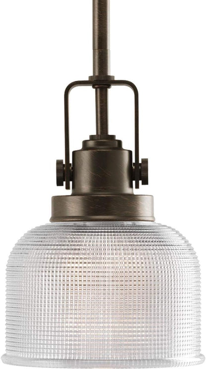 Progress Lighting P5173-74 Archie Collection 1-Light Mini-Pendant, Venetian Bronze
