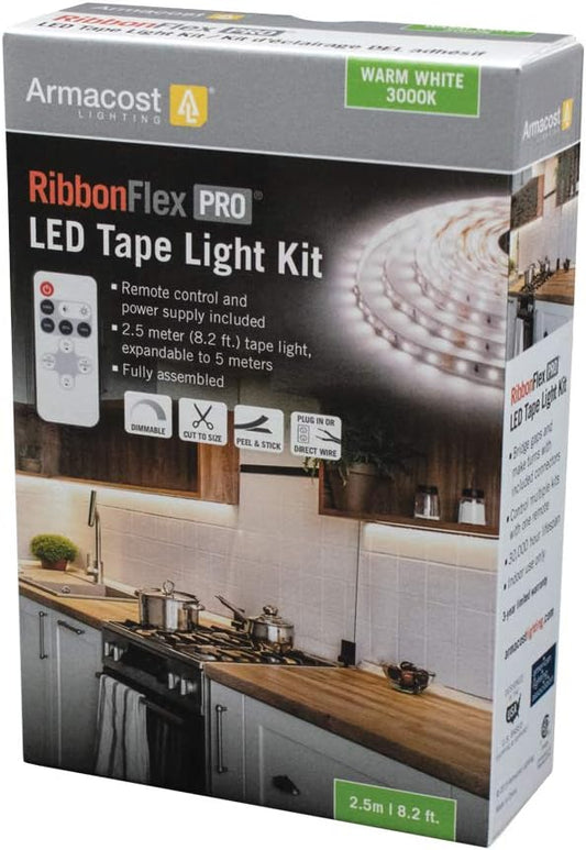 Armacost Lighting 451200 RibbonFlex Pro Series 60, 3000K-Kit 150 LED Lights