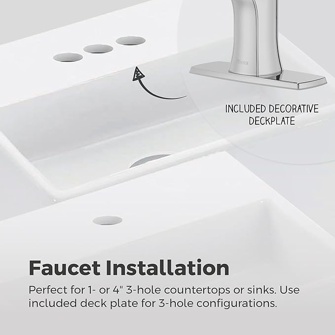 Pfister Vaneri Bathroom Sink Faucet, Single Control, 1-Handle, Single Hole, NSF Certified, Spot Defense Brushed Nickel Finish, LF042VRIGS