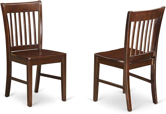 HomeStock 7 Piece Dining Table Set Consist of a Rectangle Dining Room Table with Extension Leaf and 6 Linen Upholstered Seat Chairs, 32x60 Inch, Mahogany