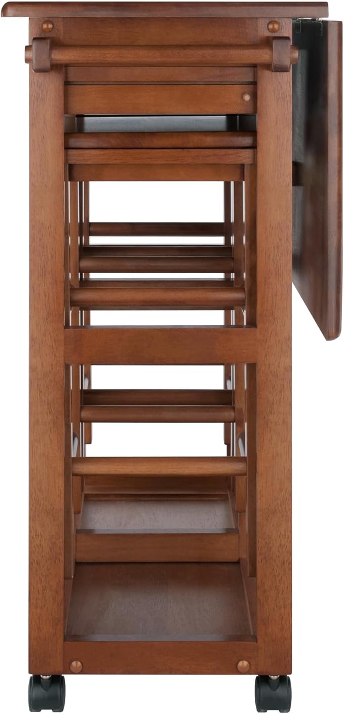 Winsome Wood Suzanne Kitchen, Square, Teak
