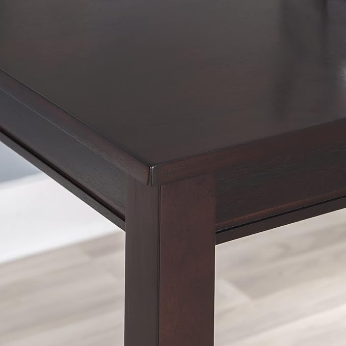 Linon 36 inch Height Pub Claridge Table, Walnut Counter