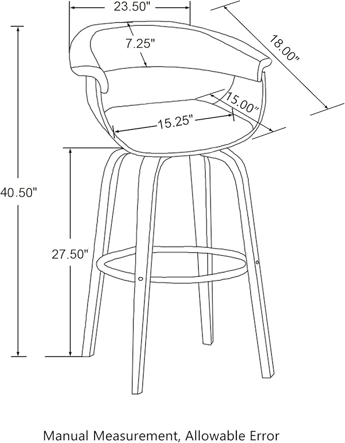 Glitzhome Bar Table and Chairs, Gray PU Leather Adjustable Swivel Bar Stools Set of 2, Square Black Cocktail Pub Table for Kitchen Island Bistro Office Living Room Dining Room Small Space