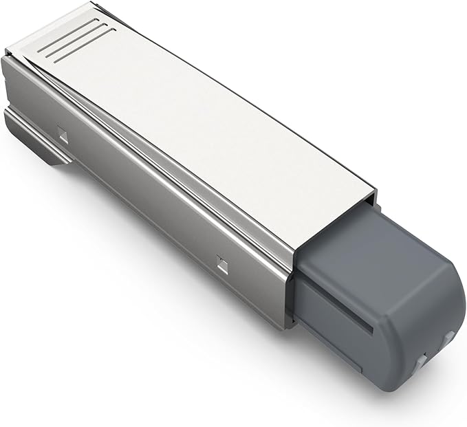 Cabinet Hinge Damper(Pack of 10),Straight Arm Full Overlay Hinge for Doors, Nickel Finish use for Blum 973A0500.01x20 973A