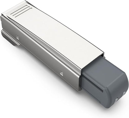 Cabinet Hinge Damper(Pack of 10),Straight Arm Full Overlay Hinge for Doors, Nickel Finish use for Blum 973A0500.01x20 973A
