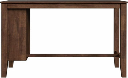 Picket House Furnishings Veronica Kitchen Island 2 Counter Stools - Grey/Walnut