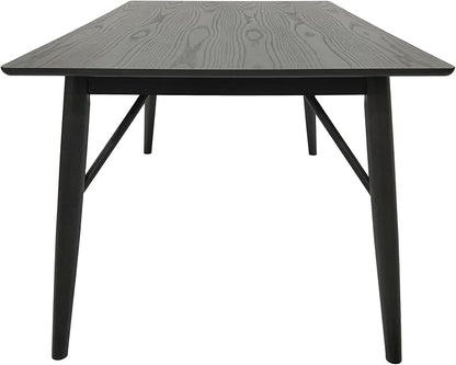Christopher Knight Home Joey Wooden Six Seater Dining Table, Black Finish
