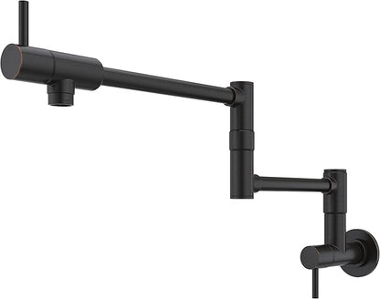 Pfister Lita Pot Filler Faucet, Wall Mounted Kitchen Faucet, Tuscan Bronze GT533PFY