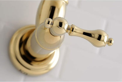 Kingston Brass KS3102AL Restoration Pot Filler, Polished Brass