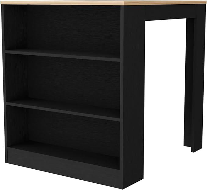 GOWE Alameda Kitchen Island, Three Drawers Concealed