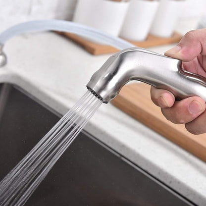 SHACO Kitchen Faucet with Side Sprayer, 2 Handle Faucet for Kitchen Sinks 3 Hole or 4 Hole, High Arc Kitchen Faucet with Water Supply Line, SC-SLYT003L-S new12