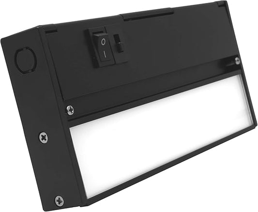 NUC-5 Series 8-inch Black Selectable LED Under Cabinet Light (NUC508SBK