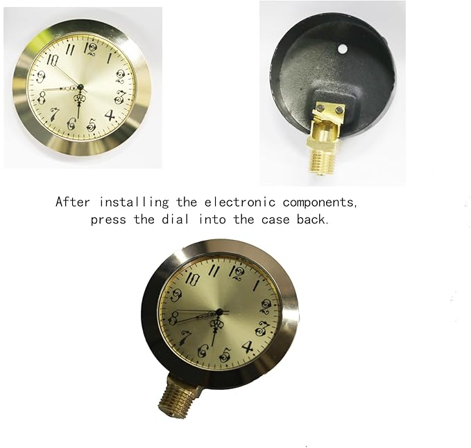 Steampunk Retro Industrial Wall Sconce, Dimmable Wall Mounted Plug in Light, Black Metal Cage Light Fixture with Clock, Vintage Style Sconce for Home, Office, Bedroom Bedside Lighting
