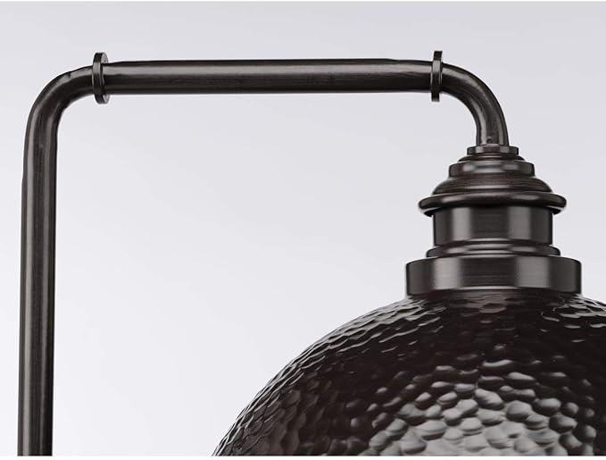 Progress Lighting Englewood Collection 1-Light Farmhouse Outdoor Post Lantern Light Antique Bronze, 13-7/16" x 16" x 12"