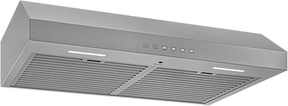 Broan-NuTone Glacier 36-Inch 490 MAX Blower CFM 1.0 Sones Stainless Range Hood