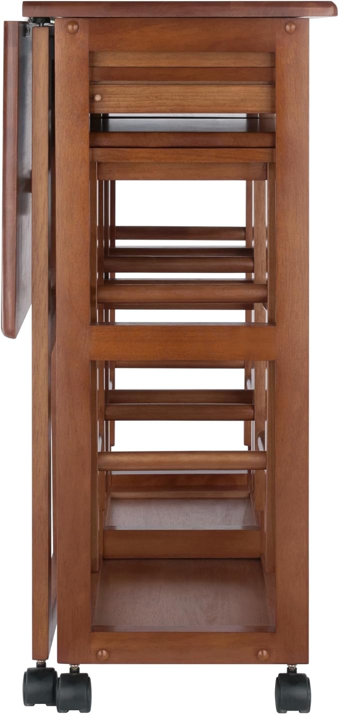 Winsome Wood Suzanne Kitchen, Square, Teak