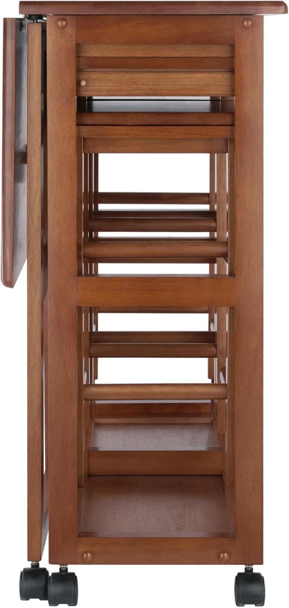 Winsome Wood Suzanne Kitchen, Square, Teak