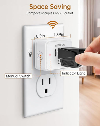 Garbage Disposal Wireless Switch Kit, 500 Feet RF Range Remote Control Outlet, Garbage Disposal Button, 15A/1500W with 4000V Anti-Surge, Remote Control Outlet Plug for Electrical Appliance