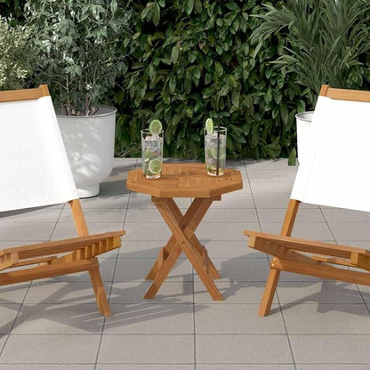 Octagonal Teak Table Top 15.7 x 15.7 in Solid Wood Slab Outdoor Indoor Replacement for Small Workbench Bistro Coffee Station RV Kitchen Dining Nook