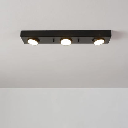 Globe Electric 3-Light Integrated LED Track Lighting, Matte Black, Adjustable Heads, Dimmable, 59941