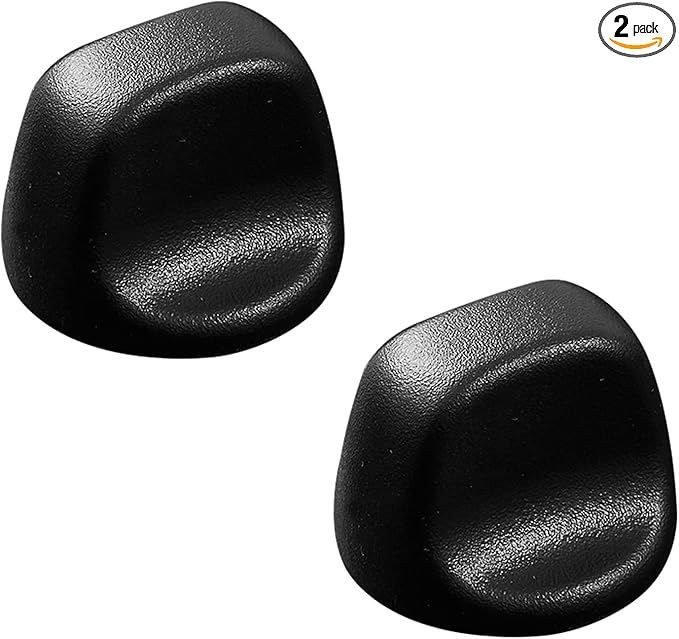 atgestore 2 Pcs Upgraded S99360232 Range Hood Knob Replacement for Broan Range Parts S600348 Black Fan and Light Knobs Broan Range Hood Switch Plastic Control Knobs Nutone Range Vent Hood Knobs
