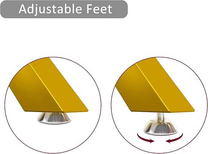 47in Rectangular Glass Dining Table for 4, Save Space Glass Dining Room Table with Gold Metal Legs, Clear Glass Top Kitchen Dining Table Set for 4