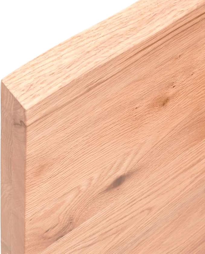 Foldable Solid Oak Tabletop 70.9x23.6 in Light Brown Live Edge Wood Countertop for Dining Room Office Desk Kitchen Island Bar DIY Craft Station