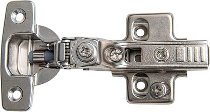 Soft Close Cabinet Hinge Set. 10 Inset Soft Close Hinges for Kitchen Cabinets with Adjustable Close Speeds.