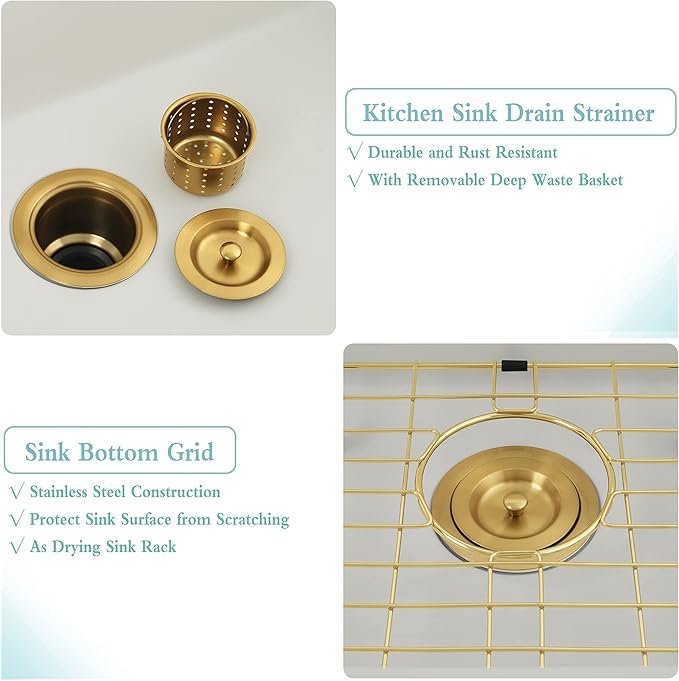 White Undermount Kitchen Sink 31 X 18 inch,Granite Composite Kitchen Sink Undermount/Drop In,Large Single Bowl Kitchen Sinks (White, 31" X 18")
