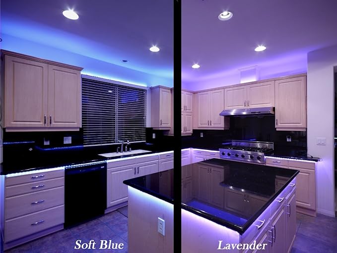 PPA OLSHARGB2 Home Accent LED Strips with 1 Foot Extension, Multi Color