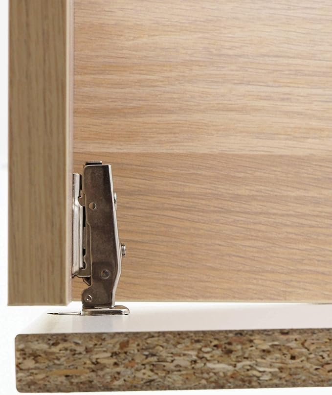 DecoBasics Full Overlay European Soft Close Cabinet Hinges for Kitchen Cabinets (24 Pcs) -105° Frameless Concealed Cabinet Door Hinge -13 Way Adjustability & Clip on Plate for Easy Installation