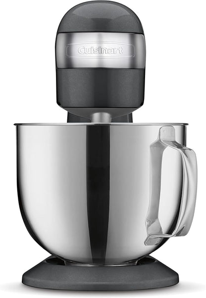 Cuisinart SMD-50GPH Precision Pro 5.5-Quart Digital Stand Mixer with 12-Speeds, 3 Preprogrammed Food Prep Settings, Mixing Bowl, Whisk, Flat Mixing Paddle, Dough Hook, and Splash Guard, Graphite