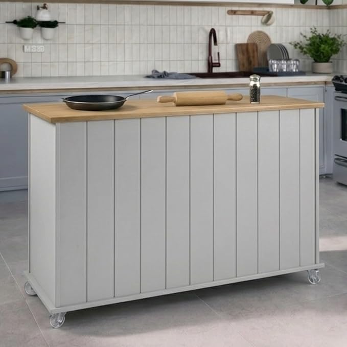 Furniture Dash Sideboard/Kitchen Island Easy Assembly Corona Gray