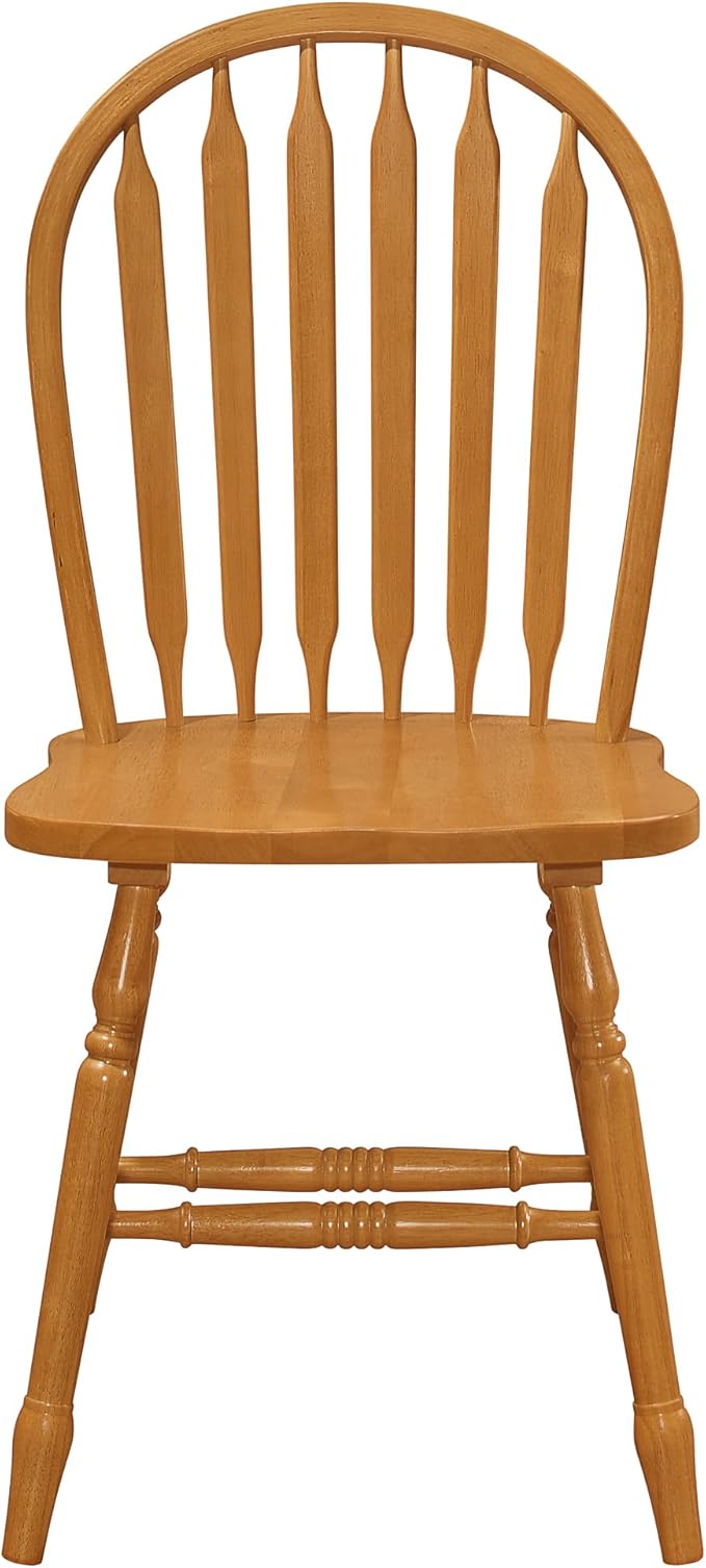 Sunset Trading Oak Selections Dining Chair, Light Finish 19.5D x 20W x 38H in