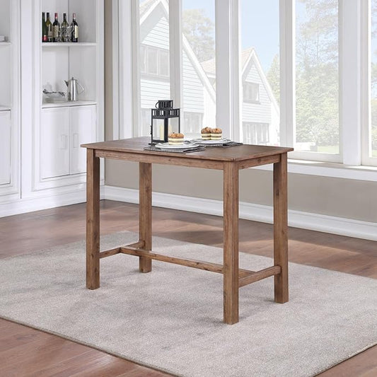 Boraam Sonoma Pub Table - Barnwood Wire-Brush