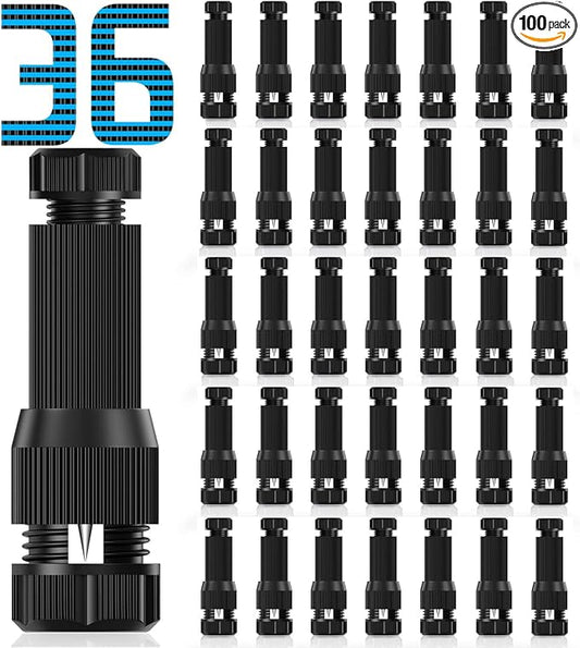 36 Pack Low Voltage Landscape Light Wire Connector Outdoor 14-20 Gauge Cable Connectors for Landscape Path Lights Work with Malibu Paradise Moonrays and More
